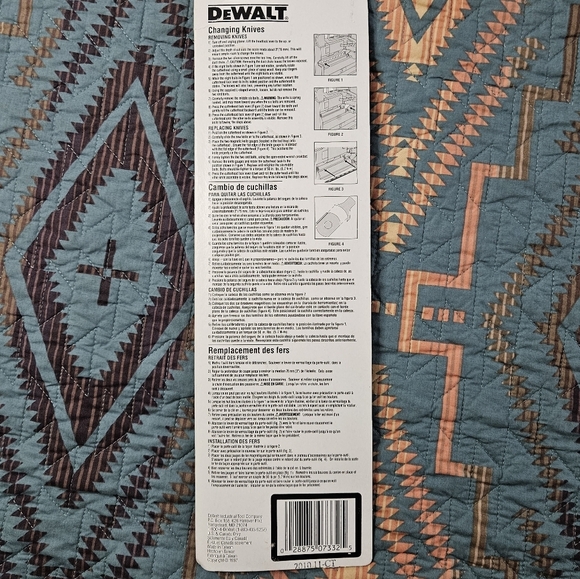 DeWalt Replacement Planer‎ Knives - Yellow and Black - Picture 3 of 5